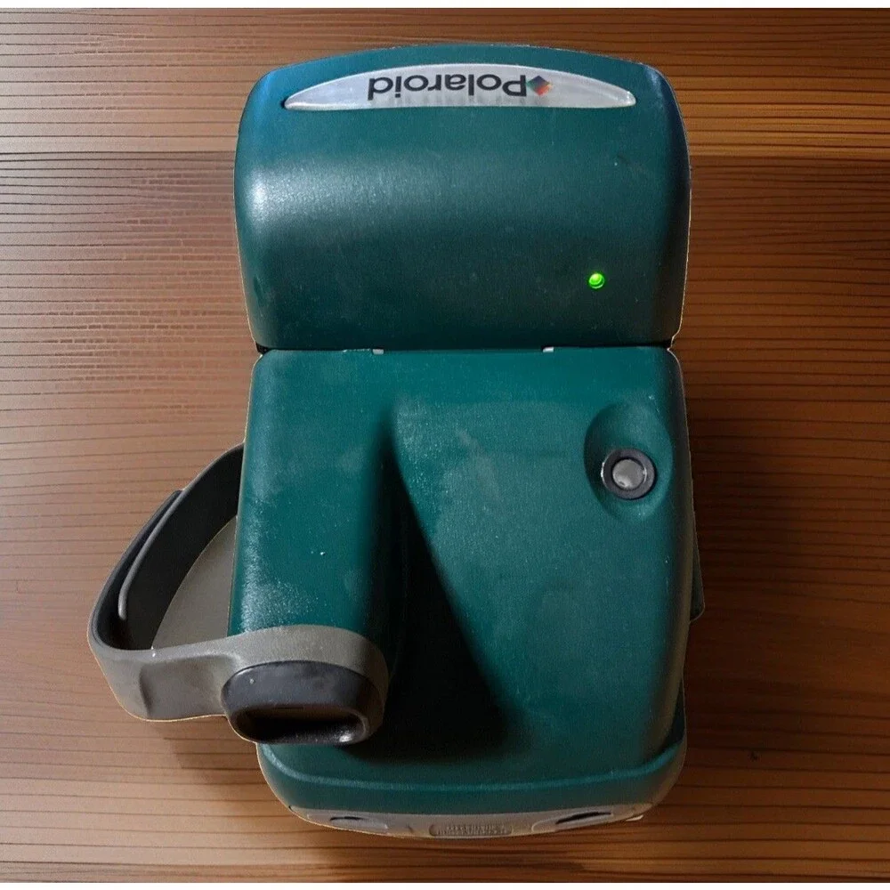 Vintage Polaroid 600 One Step Express Green Instant Film Camera
